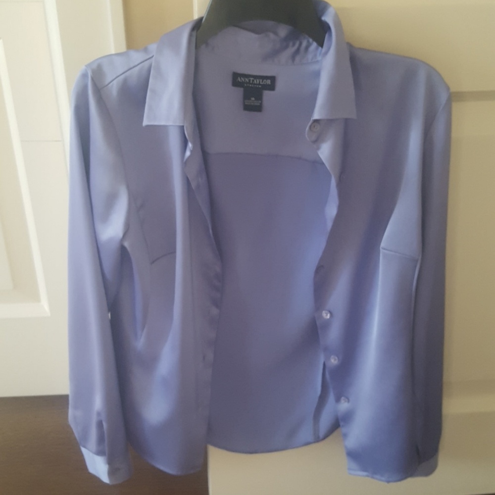 Blue Button-Up - Picture 3 of 3